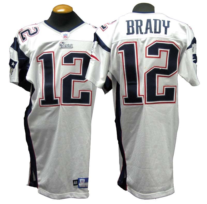 TOM BRADY game used jersey ROOKIE YEAR New England Patriots