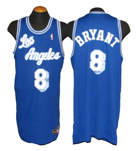 2003-04 Kobe Bryant Los Angeles Lakers Game-Used Throwback Jersey