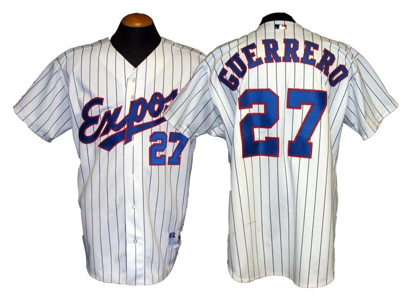 Lot Detail - 2000-2001 Vladimir Guerrero Montreal Expos Game-Used Home  Jersey