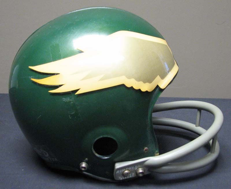 Lot Detail - 1975 Bill Bradley Philadelphia Eagles Game-Used Football Helmet