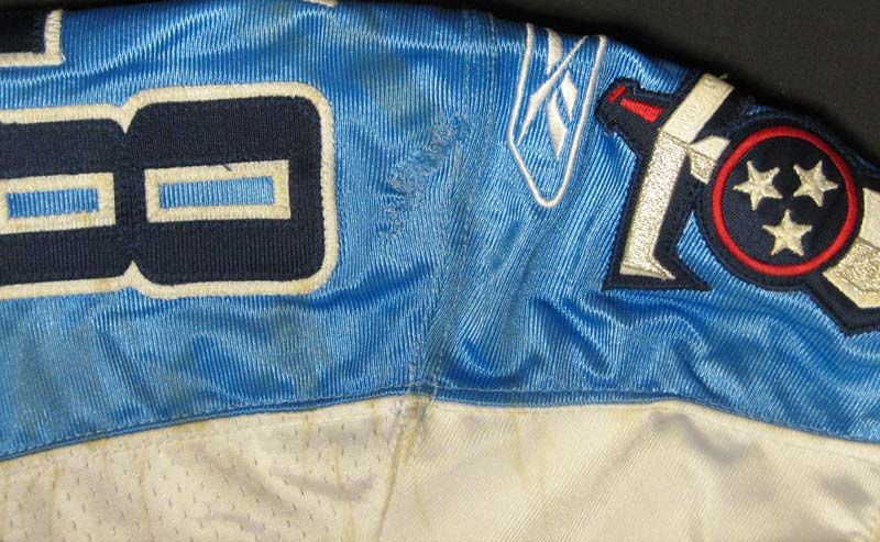 Friendly Confines Kevin Dyson Signed Tennessee Titans Music City Miracle Jersey (JSA COA)