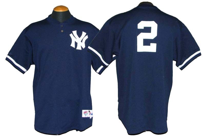 Lot Detail - 1999 Derek Jeter Game Worn NY Yankees Jersey