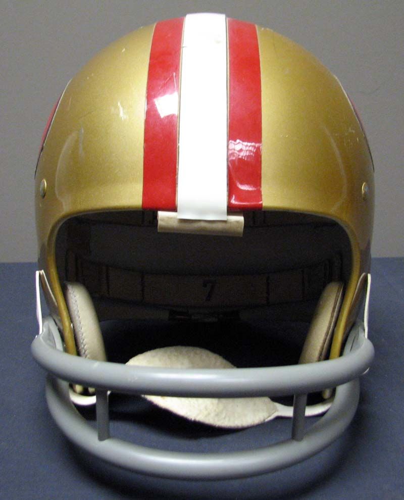 Lot Detail - 1972 Windlan Hall San Francisco 49ers Game-Used Helmet