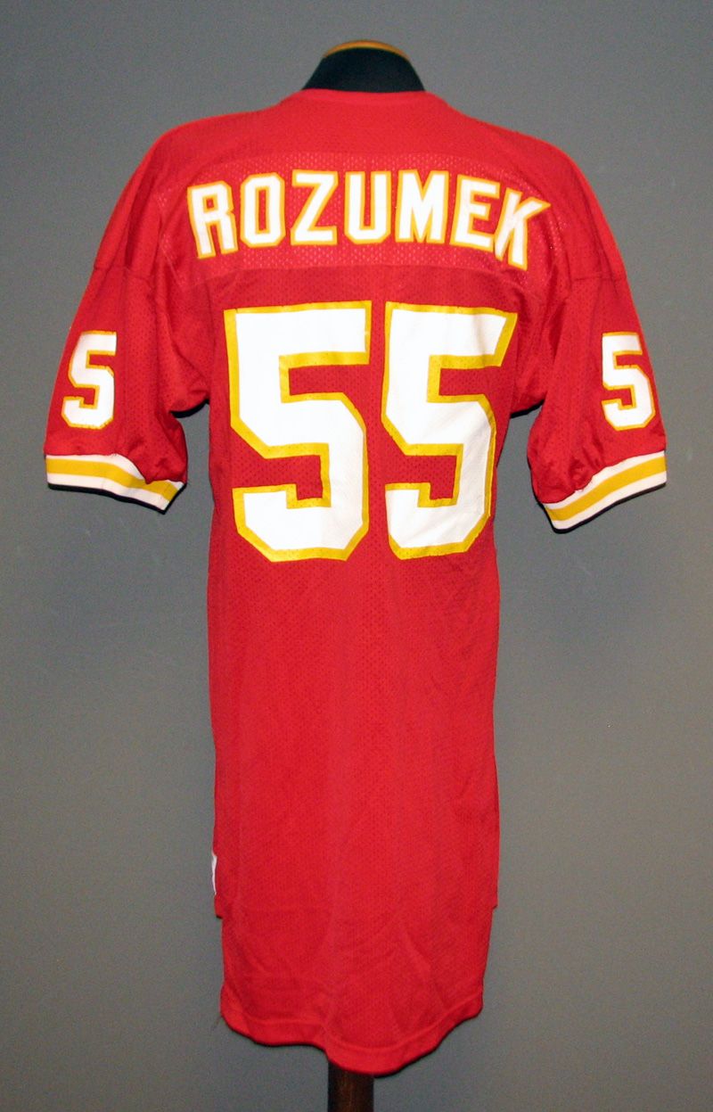 Lot Detail - 1976-79 Dave Rozumek Kansas City Chiefs Game-Used Jersey