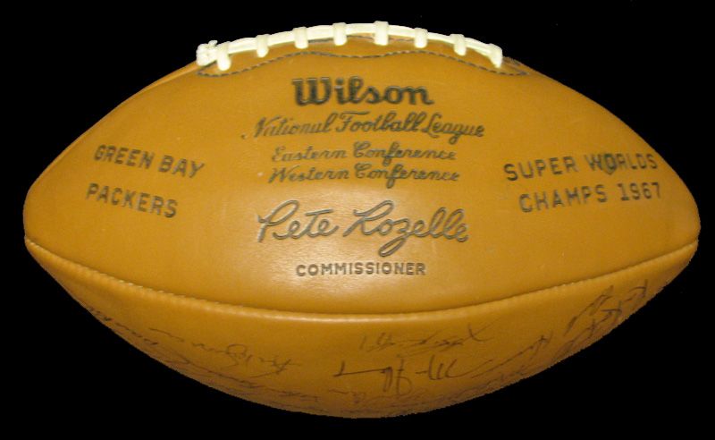 1976 Green Bay Packers Team Signed Leather Football Starr 52 Sigs