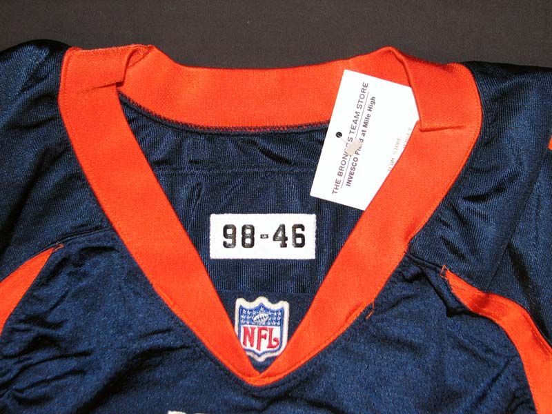 Lot Detail - 1998 Denver Broncos Team-Issued Jersey From Denver