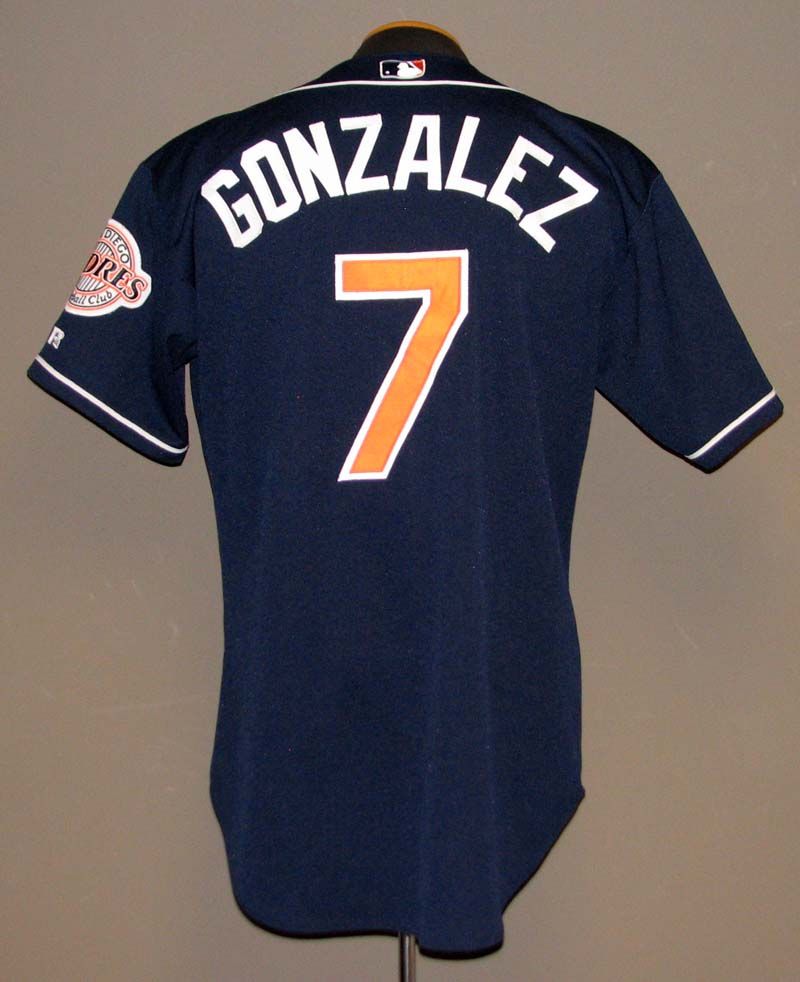 Lot Detail - 1999-2003 Wiki Gonzalez San Diego Padres Game-Used Jersey