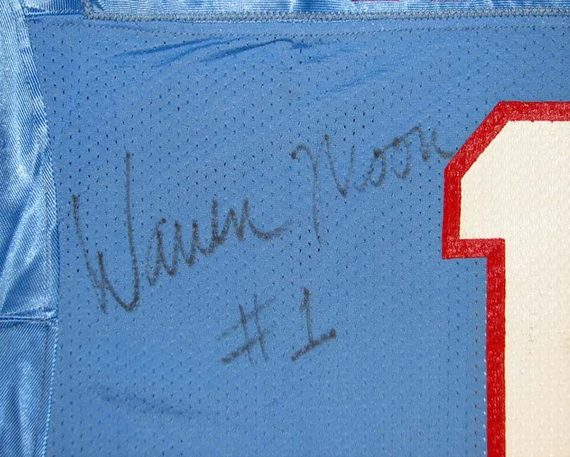 Lot Detail - 1984 Warren Moon Game Used Houston Oilers Rookie