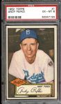 1952 Topps #1 Andy Pafko PSA 6 EX/MT