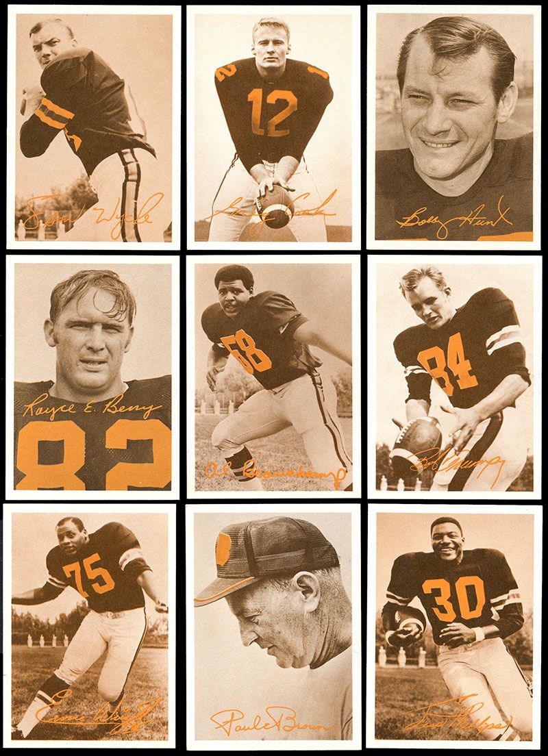 Lot Detail - 1969 Tresler Comet Cincinnati Bengals Football Set