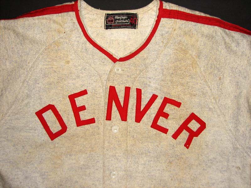 Lot Detail - 1950s Denver Bears Vintage Flannel Road Jersey and Pants