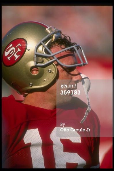 Lot Detail - 1990s Joe Montana Game Used & Signed San Francisco 49ers Helmet  (TD7 LOA & Beckett)