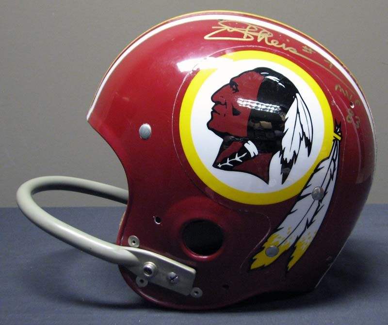 Washington Redskins Game Used Helmet Collection