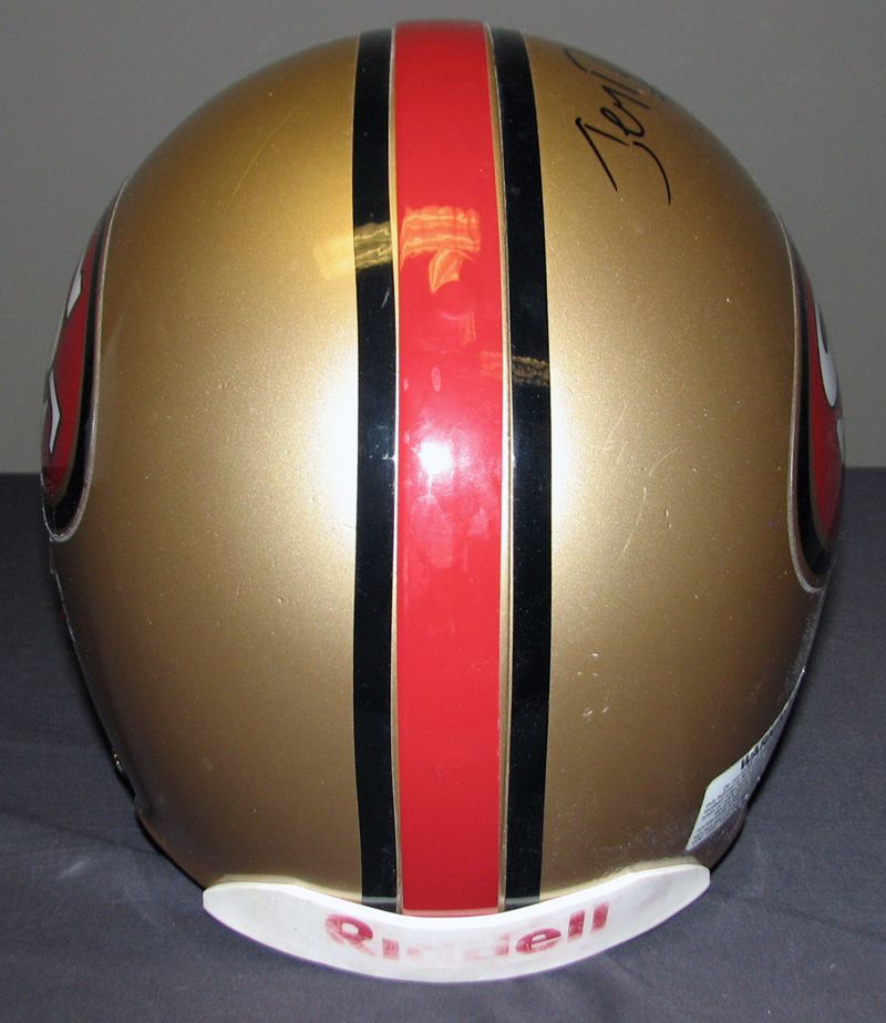 Charitybuzz: Jerry Rice Signed San Francisco 49ers Replica Helmet