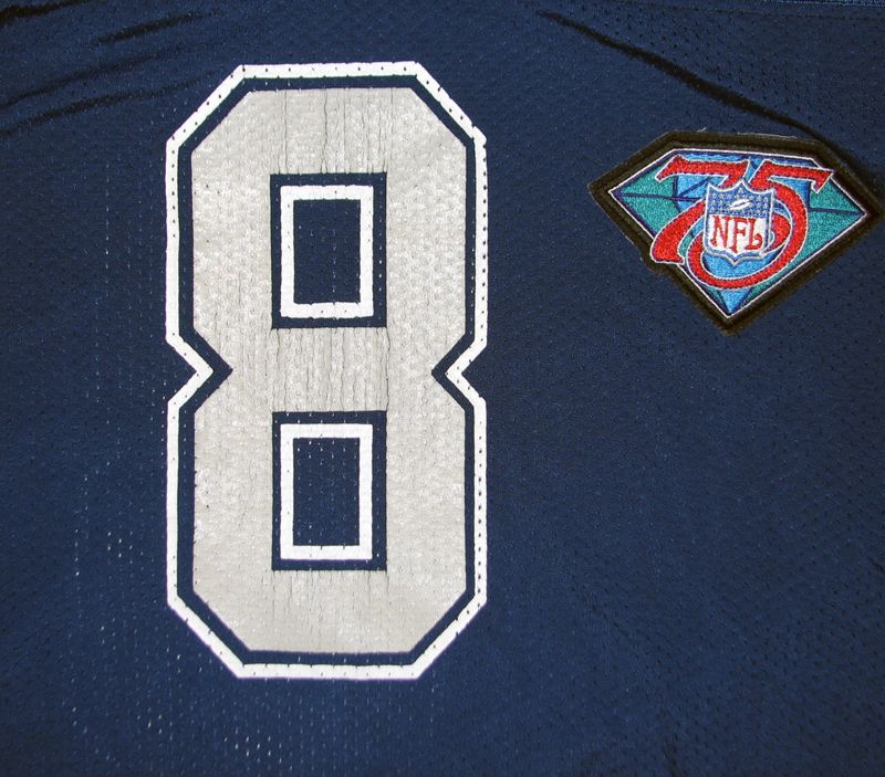 Troy Aikman cowboys jersey NFL 75th anniversary | SidelineSwap