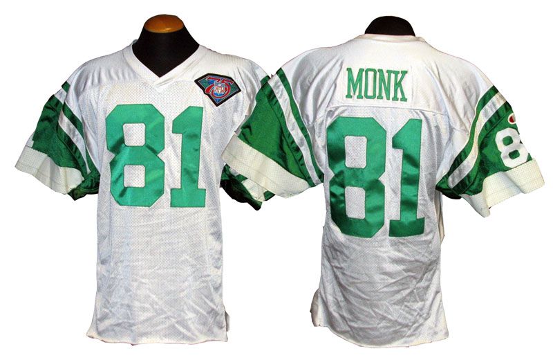 Lot Detail - 1994 Art Monk Game Used New York Jets Jersey Photo Matched To  Two Games 9/18/94 & 10/16/1994 (Sports Investors Authentication)