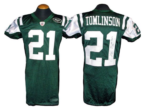 LaDainian Tomlinson Signed New York Jets Jersey.  Football, Lot #43152