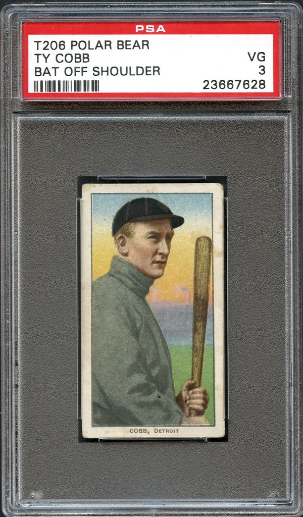 Sold at Auction: 1909-11 T206 Ty Cobb (Bat on shoulder).