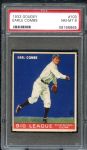 1933 Goudey #103 Earle Combs PSA 8 NM/MT