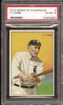 1912 T227 Series of Champions Ty Cobb PSA 6 EX/MT  - Highest Graded Specimen in Existence