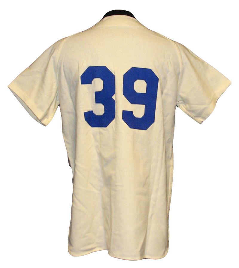 Lot Detail - Roy Campanella Signed Mitchell and Ness Brooklyn