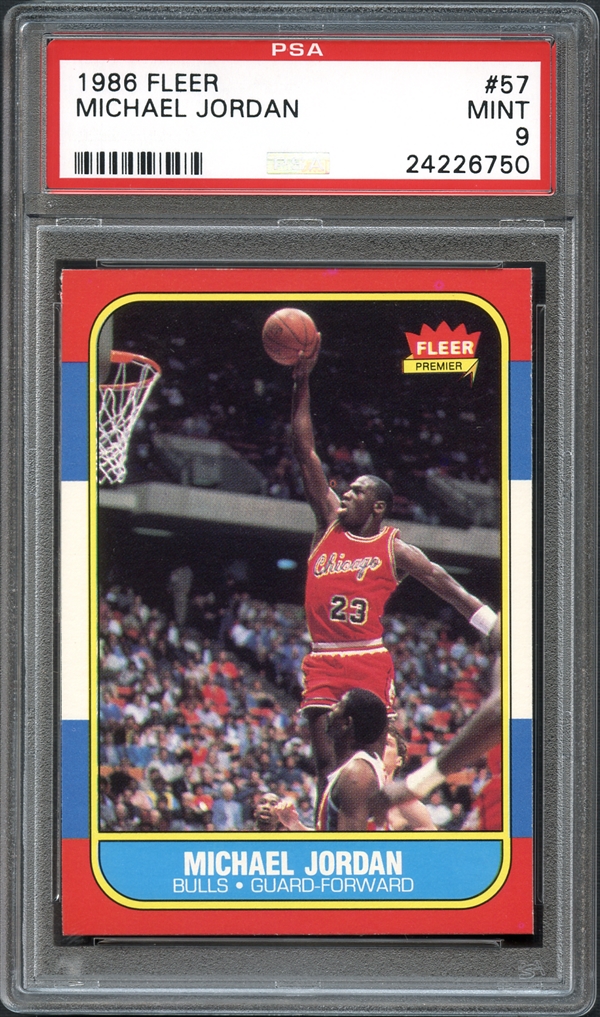 michael jordan 1986 fleer 57