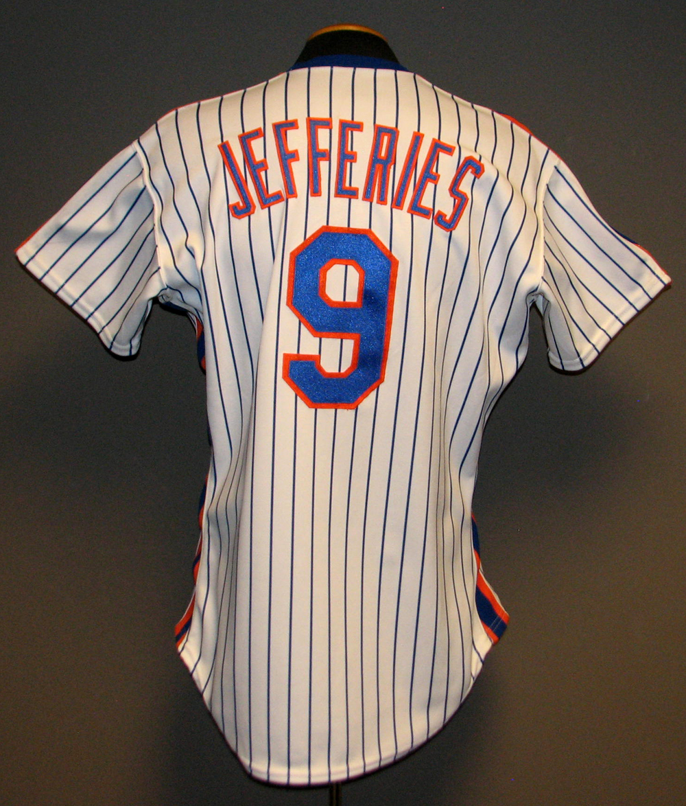 Lot Detail - 1990 Gregg Jefferies New York Mets Game-Used and Signed Jersey  PSA/DNA