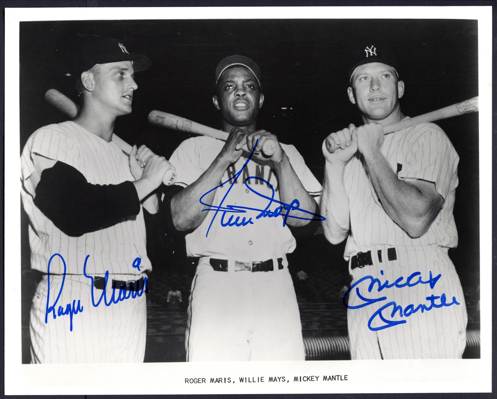 Roger Maris Signed Photograph