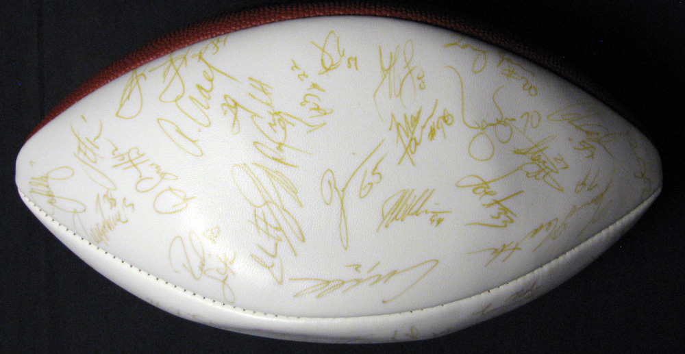 Official Denver Broncos 25th Anniversary 1997 2022 Signatures