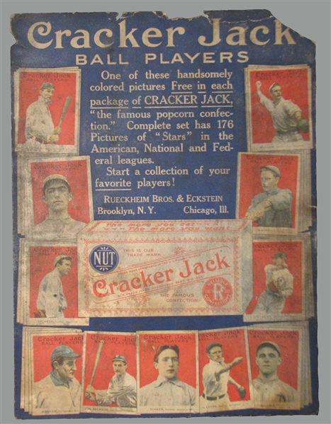 cracker jack advertising, baseball collectibles