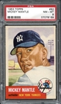 1953 Topps #82 Mickey Mantle PSA 8 NM/MT