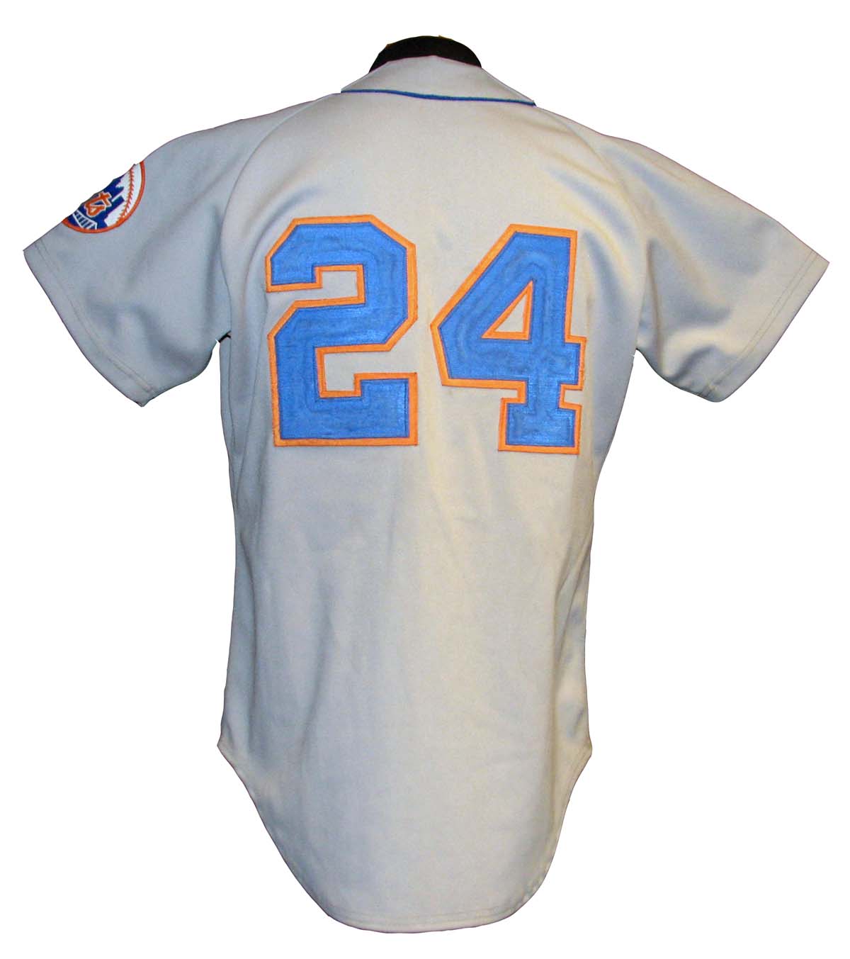 WILLIE MAYS  New York Mets 1973 Home Majestic MLB Throwback Jersey