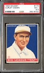 1933 Goudey #174 Curley Ogden PSA 5.5 EX+