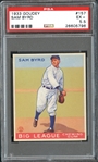1933 Goudey #157 Sam Byrd PSA 5.5 EX+