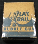 vintage baseball cards, 1948 bowman, bbce unopened, wax box