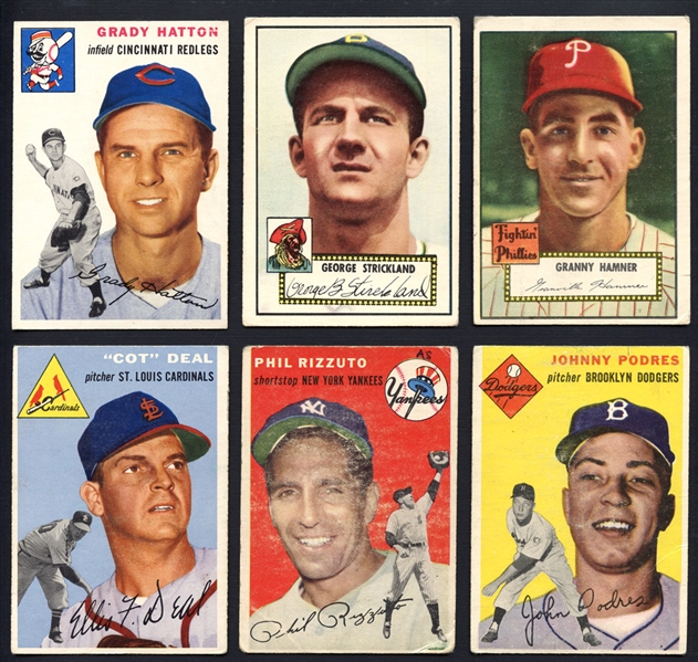 1952-54 Topps Group of (86) 
