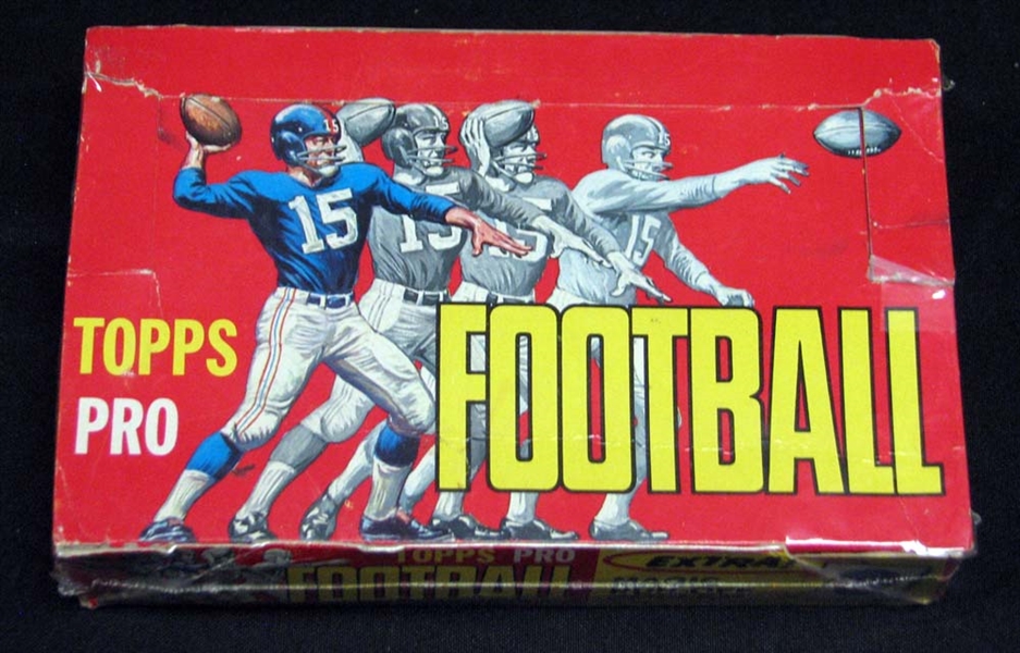 1965 Topps Football Nearly Full Unopened Wax Box (21/24) BBCE