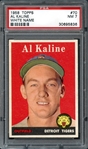 1958 Topps #70 Al Kaline White Name PSA 7 NM