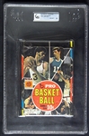 1970-71 Topps Basketball Series 1 Full Unopened Wax Box GAI 8 NM/MT