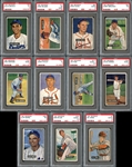 1951 Bowman Group of (11) PSA Graded Cards