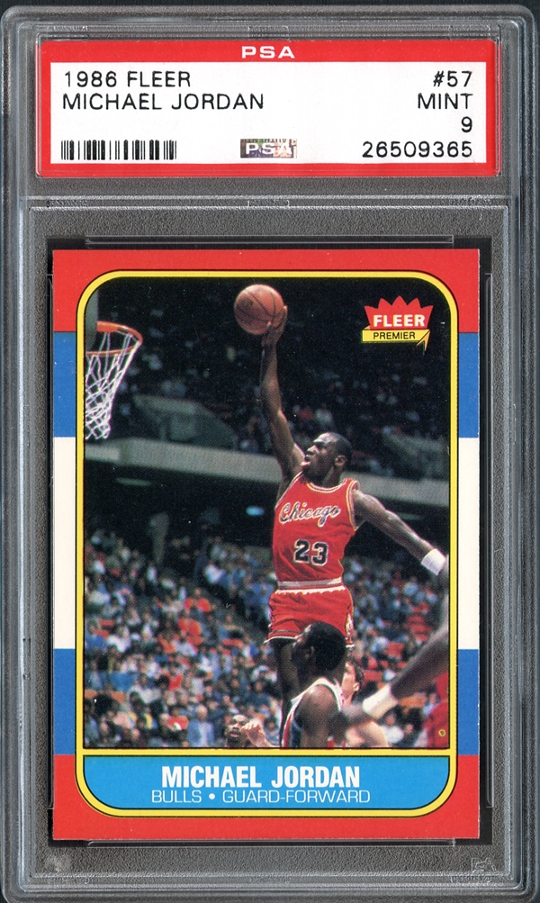 michael jordan 1986 fleer 57