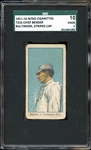1911-16 T216 Mino Cigarettes Chief Bender "Baltimore Striped Cap" SGC 10 GOOD 1