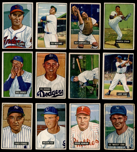 1951 Bowman Baseball Near Set (260/324)