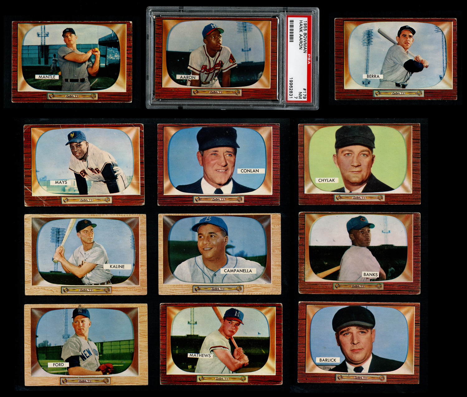 Lot Detail - 1955 Bowman Baseball Complete Set