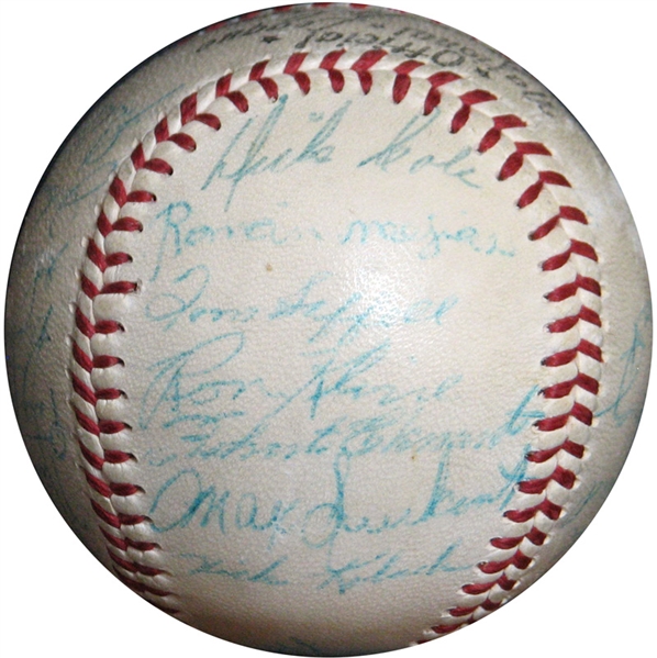 1955 Pittsburgh Pirates Team-Signed ONL (Giles) Ball Featuring Roberto Clemente
