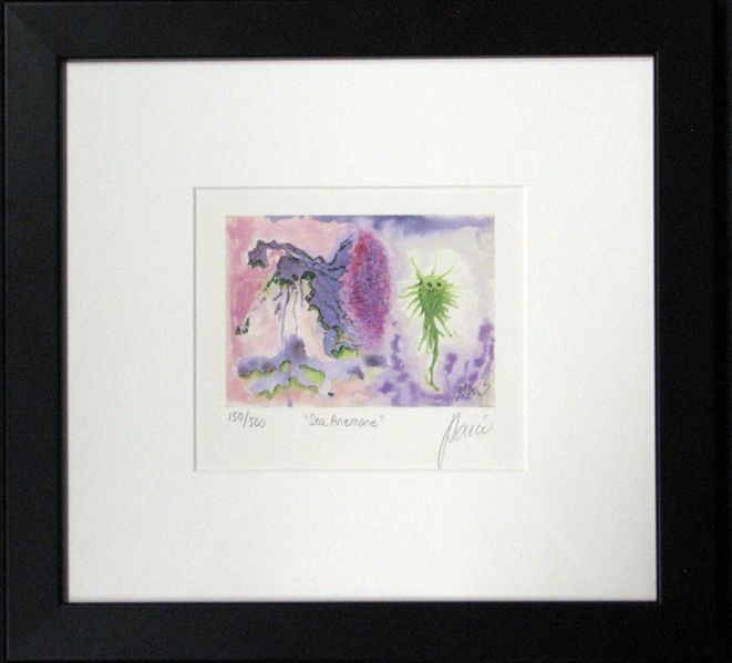 Jerry Garcia Signed "Sea Anemone" Offset Lithography 150/500 (J. Garcia 1992)