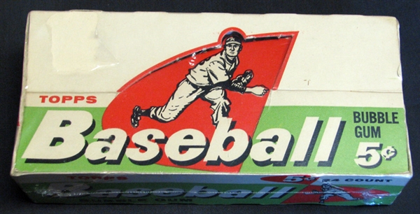 1958 Topps Baseball 5 Cent Display Box