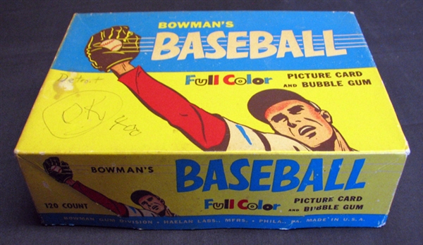 1955 Bowman Baseball 1 Cent Display Box