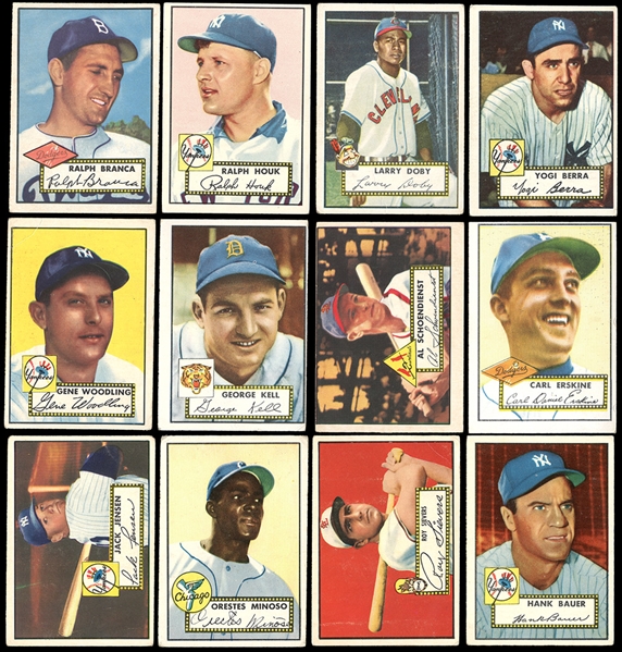1952 Topps Low Number Collection of (203) Cards