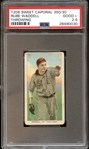 1909-11 T206 Sweet Caporal 350/30 Rube Waddell Throwing PSA 2.5 GOOD+